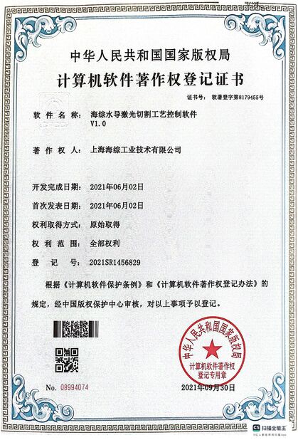 Κίνα Hyzont(Shanghai) Industrial Technologies Co.,Ltd. Πιστοποιήσεις